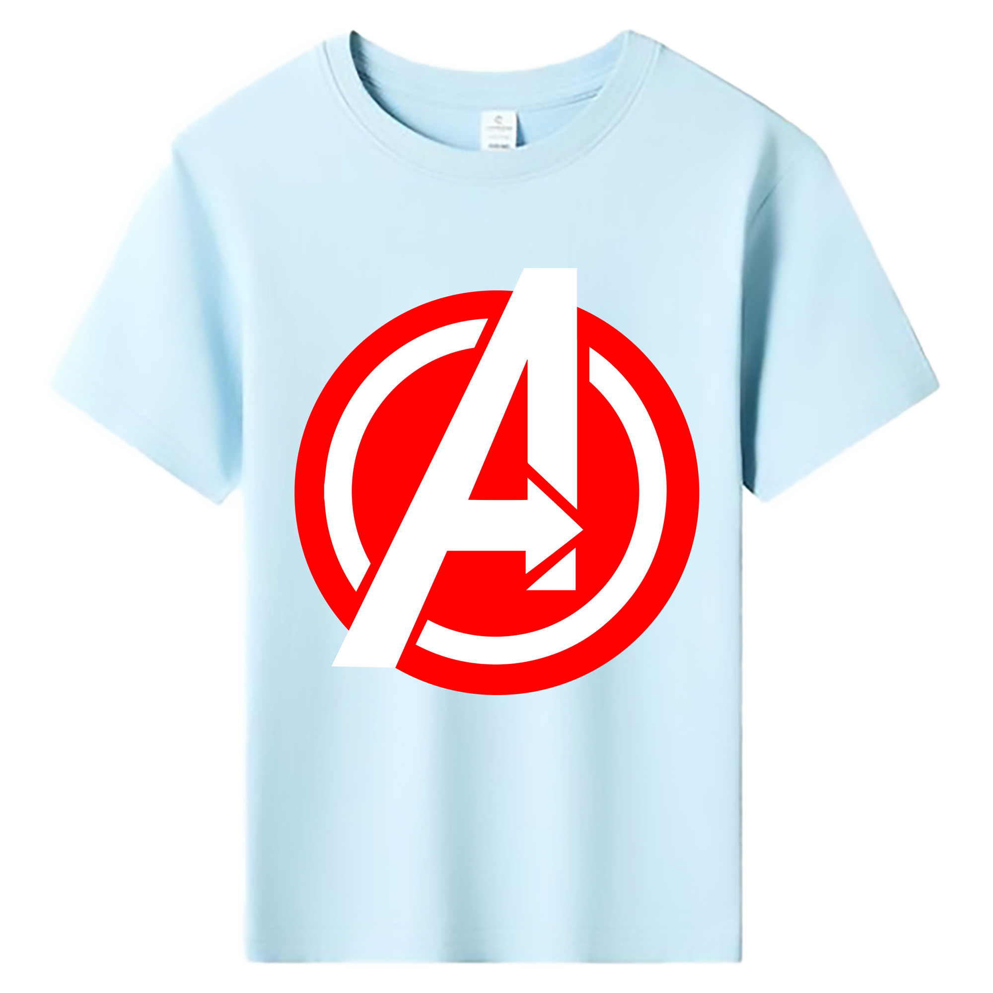 （画像用） アベンジャーズ The Avengers 綿100％キッズTシャツ（フロントプリント）